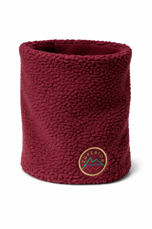 Zuperior Burgunder teddyfleece neck