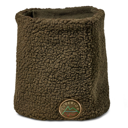 Zuperior grønn teddyfleece neck