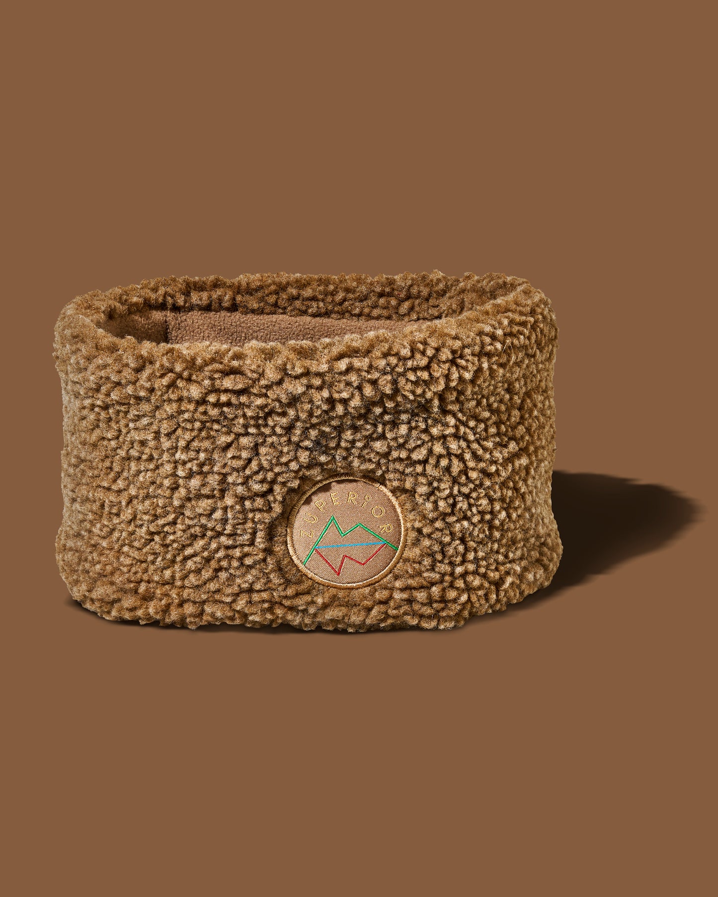 Zuperior Brunt teddyfleece pannebånd