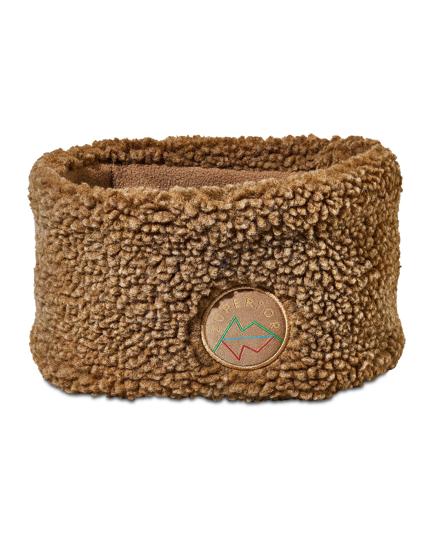 Zuperior Brunt teddyfleece pannebånd
