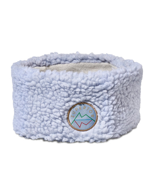 Zuperior Iceblue teddyfleece pannebånd
